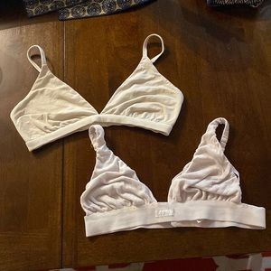 Bundle of 2 Skims Bralettes in Bone & Marble